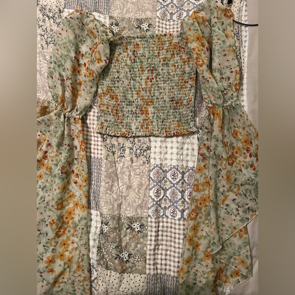 Live 4 Truth Floral Sheer Blouse